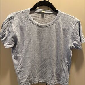 lululemon athletica Soft Blue Short Sleeve Tee